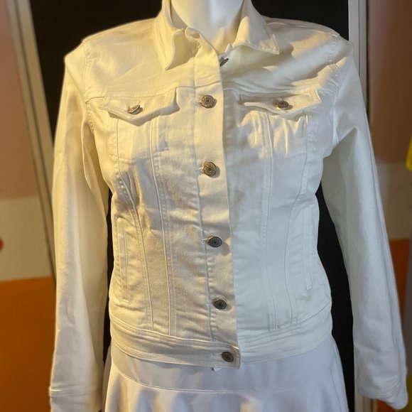Old Navy Jackets & Blazers - Old Navy White Jean Jacket